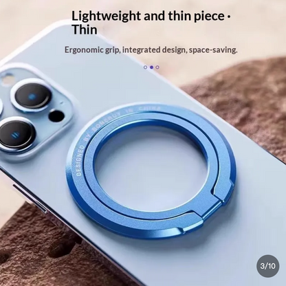 マグネット式スマホリングスタンド｜角度調整・片手操作